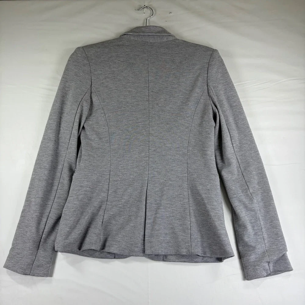 Philosophy Republic Clothing Womens Gray Ponte Knit Career Chic Blazer Size S